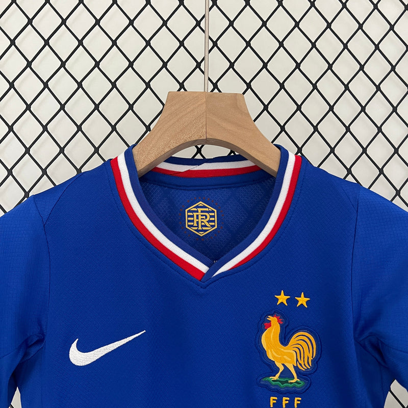 Conjunto Infantil Seleção França 2024/25 - Home