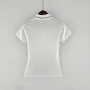 Camisa Feminina Seleção Brasil 2022/23 Branca e Dourada