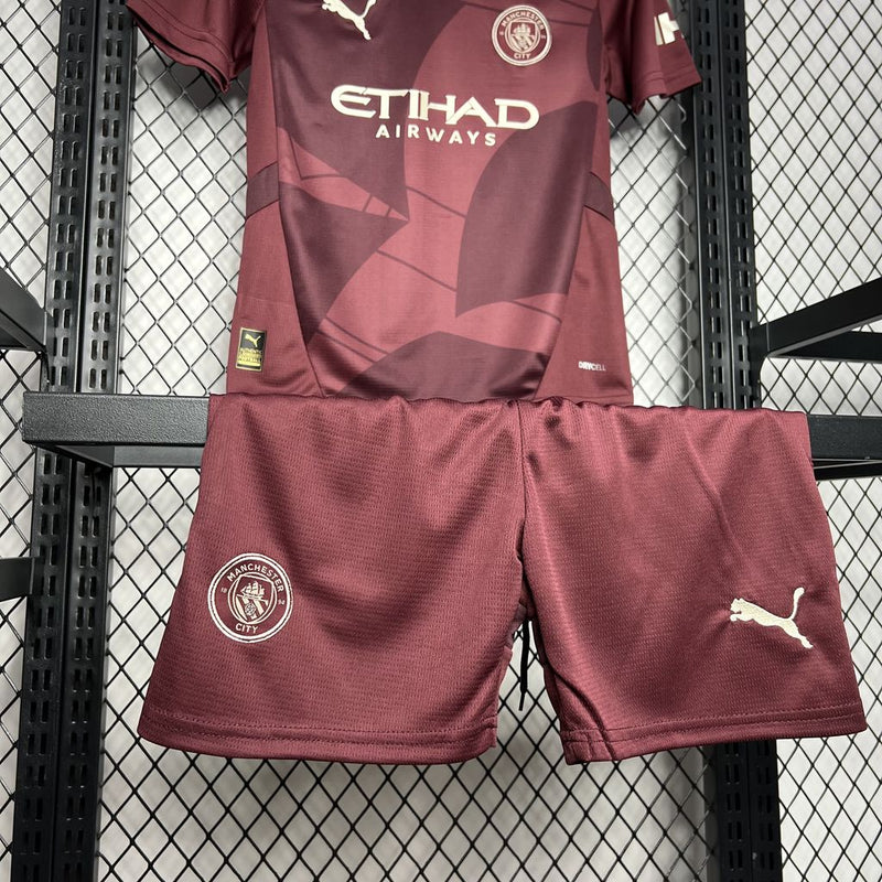 Conjunto Infantil Manchester City 2024/25 - Third