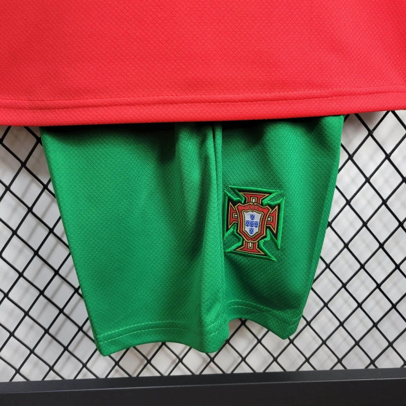 Conjunto Infantil Seleção Portugal 2024/25 - Home