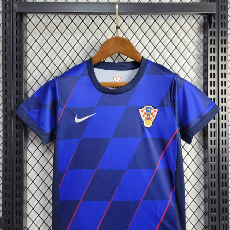 Conjunto Infantil Seleção Croácia 2024/25 - Away