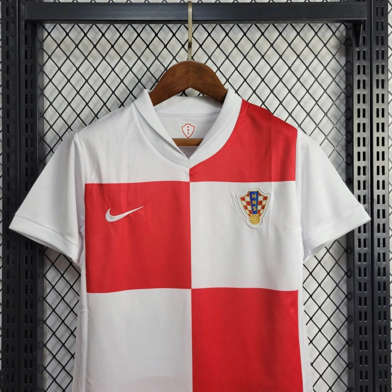 Conjunto Infantil Seleção Croácia 2024/25 - Home