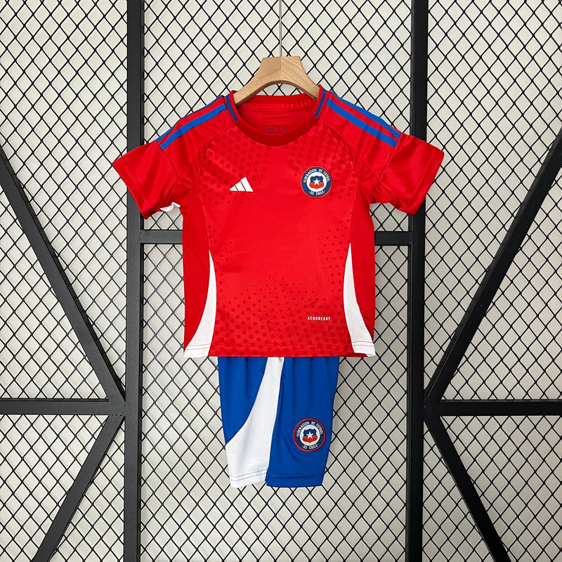 Conjunto Infantil Seleção Chile 2024/25 - Home