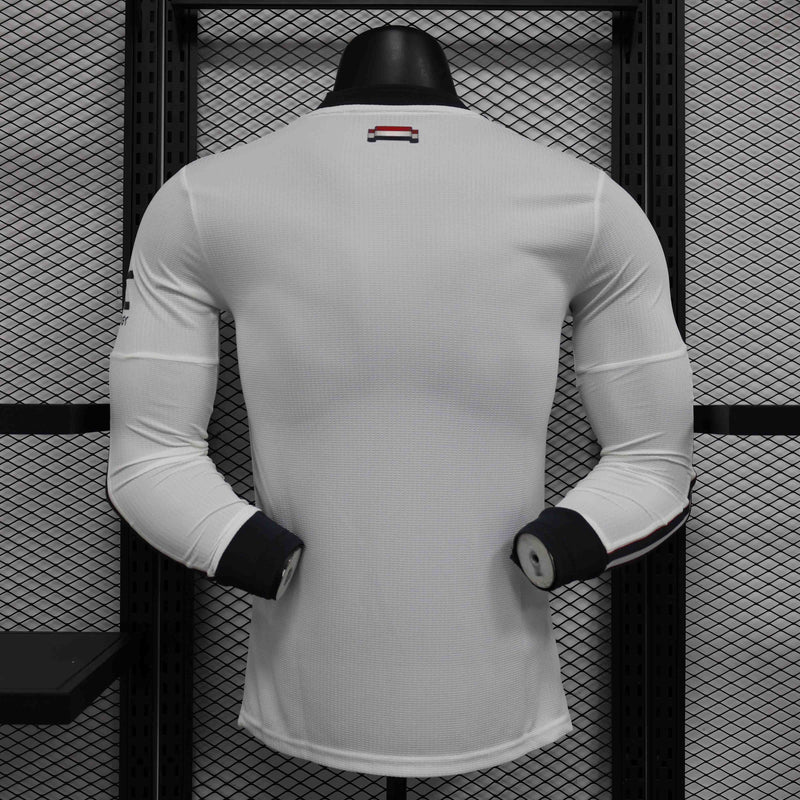 Camisa Manga Comprida Manchester United 2024-25 Away Versão Jogador