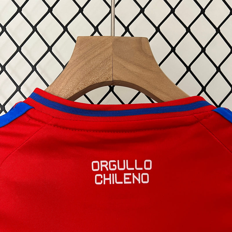 Conjunto Infantil Seleção Chile 2024/25 - Home