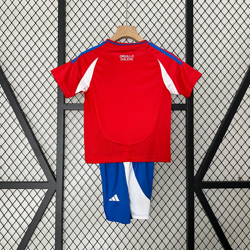 Conjunto Infantil Seleção Chile 2024/25 - Home