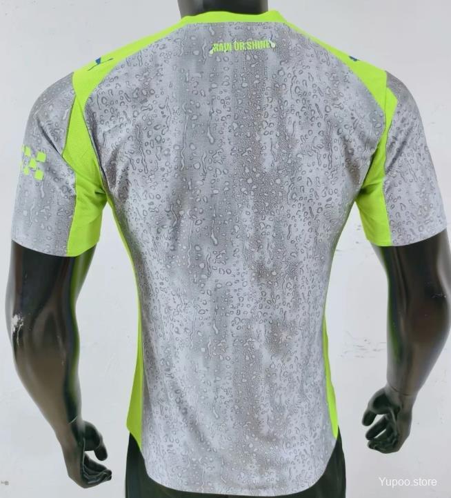 Camisa Manchester City 2025-26 Away Cinzenta Versão Jogador