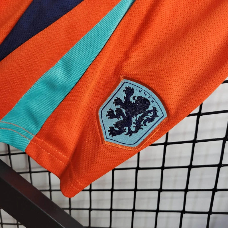 Conjunto Infantil Seleção Holanda 2024/25 - Home