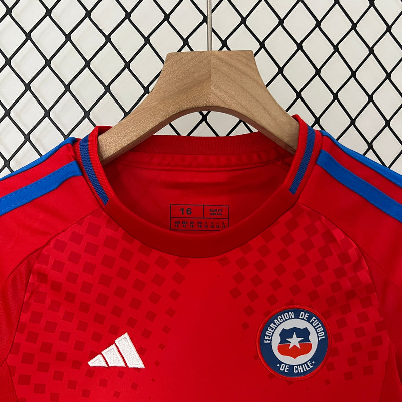 Conjunto Infantil Seleção Chile 2024/25 - Home