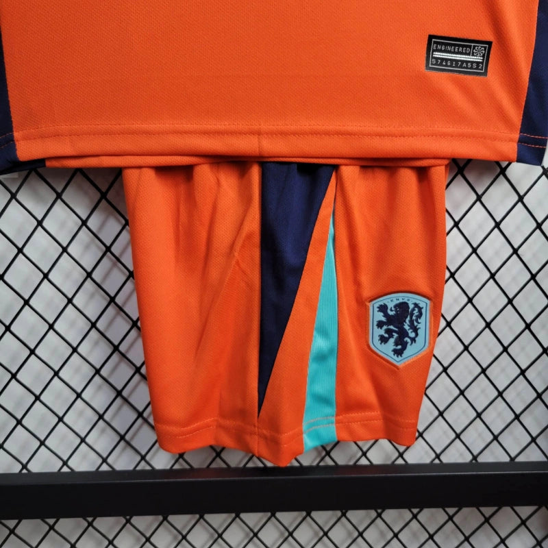 Conjunto Infantil Seleção Holanda 2024/25 - Home