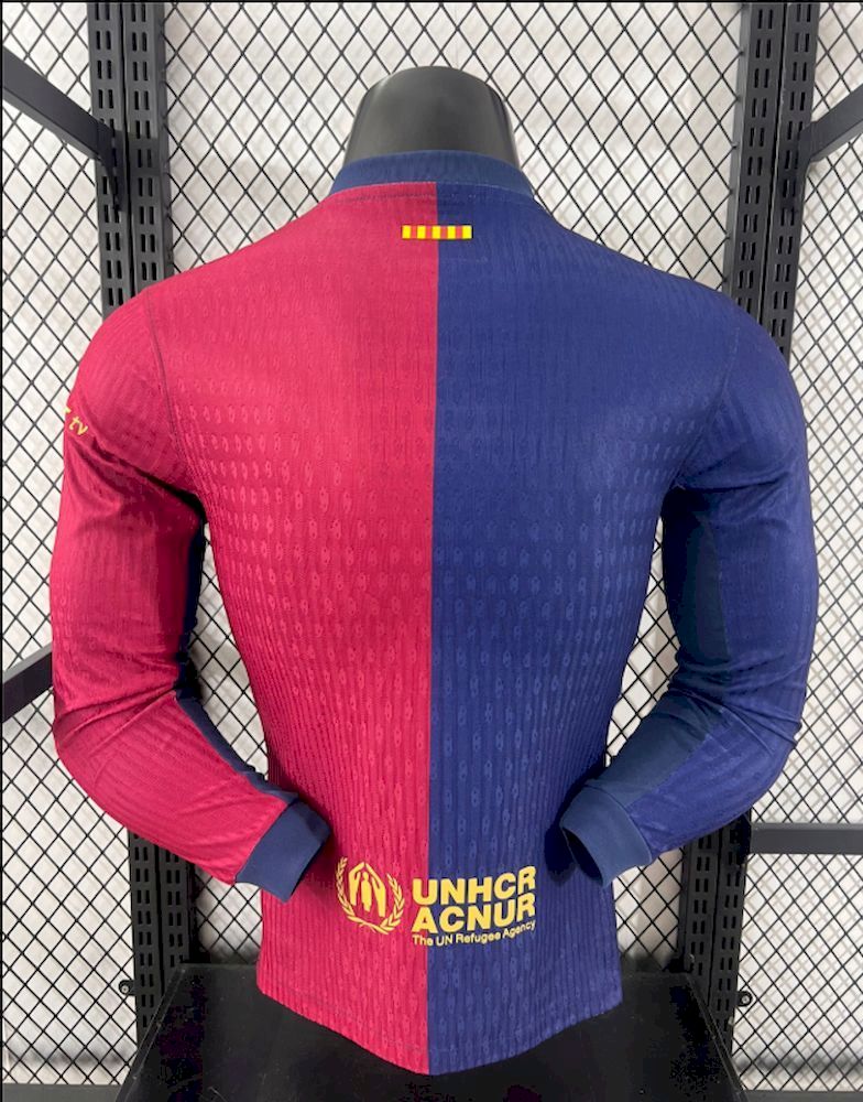 Camisa Manga Comprida FC Barcelona 2025-26 Edição Travis Scott Versão Jogador