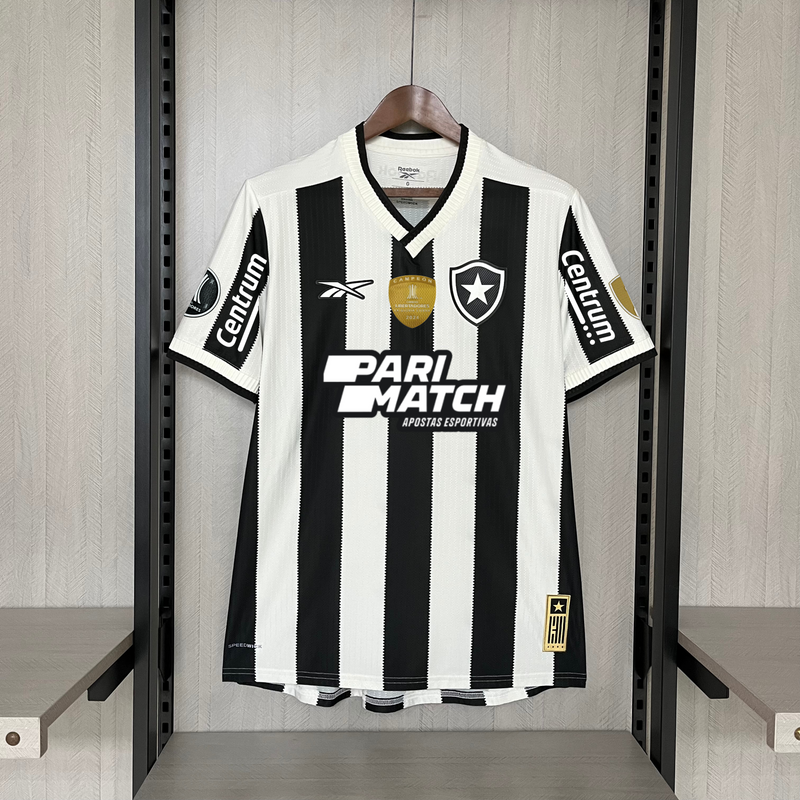 Camisa Botafogo 2024/25 Home "Patchs Campeão Libertadores"