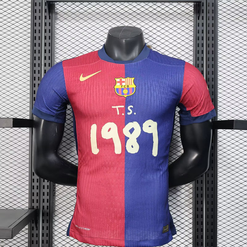 Camisa FC Barcelona 2025-26 Edição Especial 1989 Versão Jogador