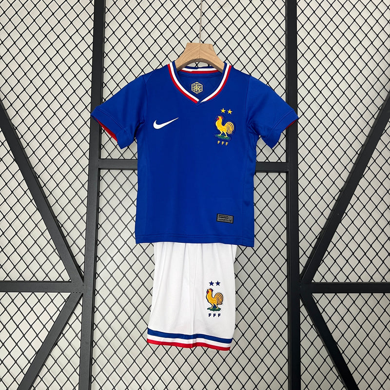 Conjunto Infantil Seleção França 2024/25 - Home