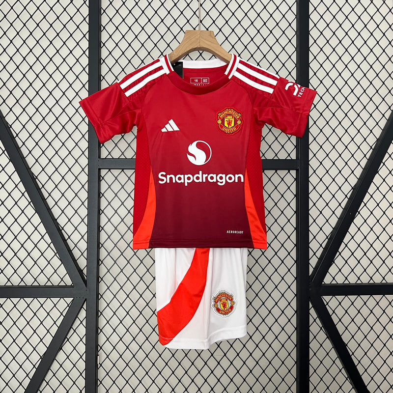 Conjunto Infantil Manchester United 2024/25 - Home