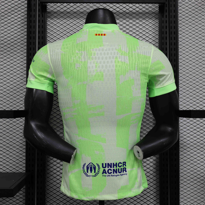 Camisa FC Barcelona 2024-25 Third Versão Jogador
