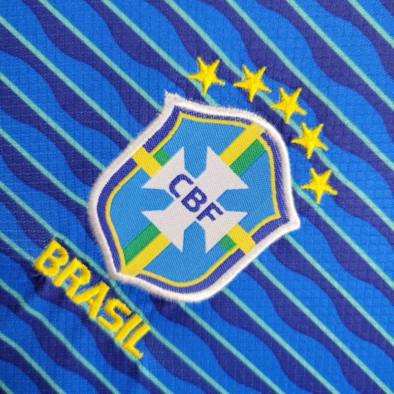 Conjunto Infantil Seleção Brasil 2024/25 - Away