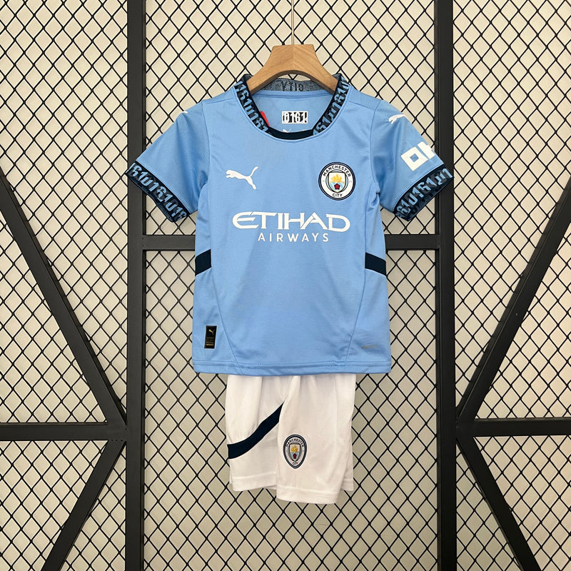 Conjunto Infantil Manchester City 2024/25 -  Home