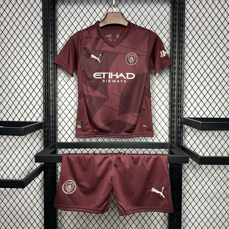 Conjunto Infantil Manchester City 2024/25 - Third