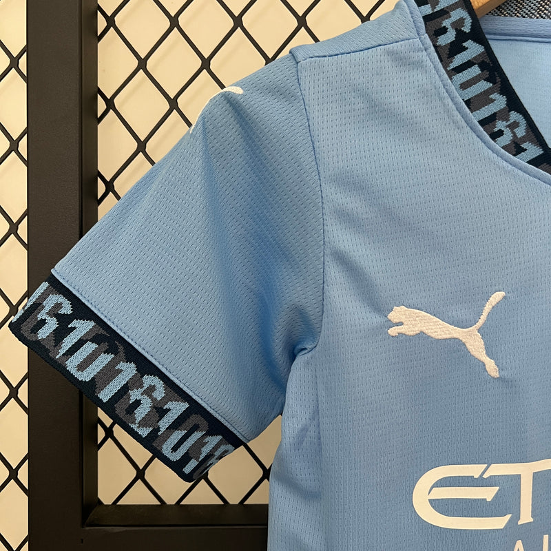 Conjunto Infantil Manchester City 2024/25 -  Home