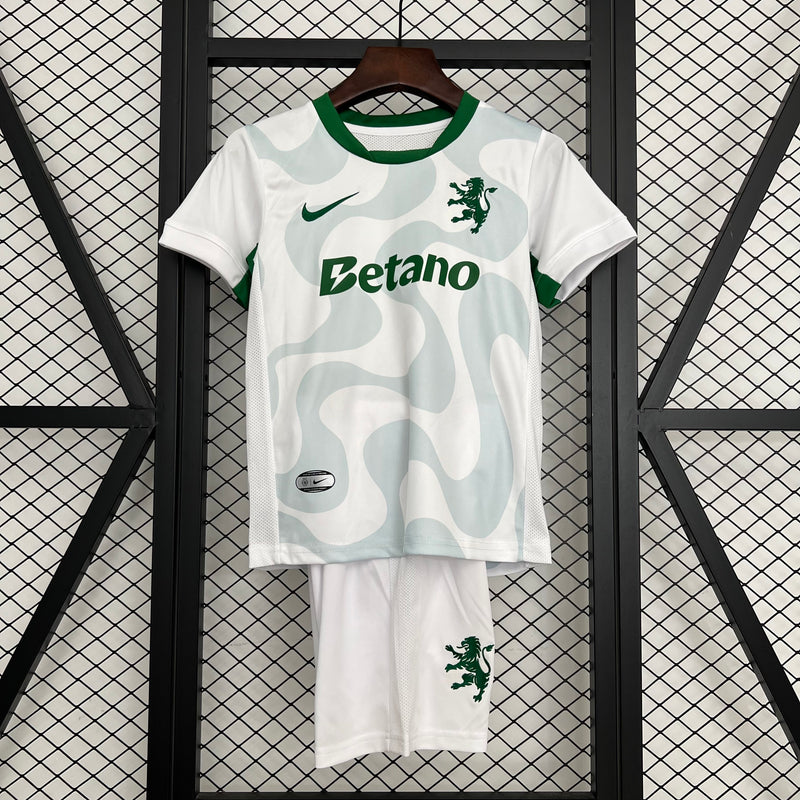 Conjunto Infantil Sporting 2025/26 - Away