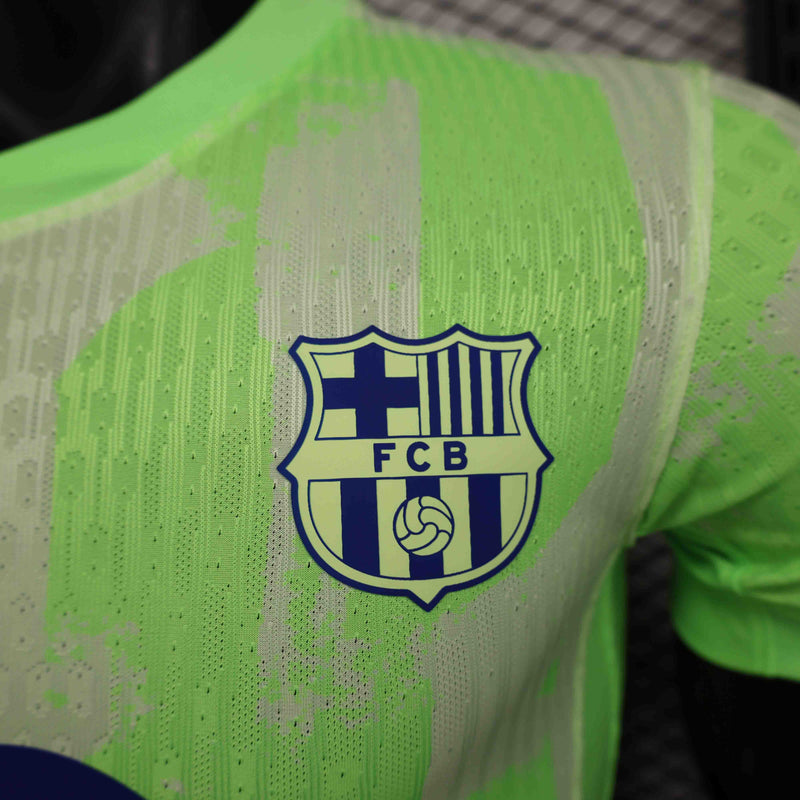Camisa FC Barcelona 2024-25 Third Versão Jogador