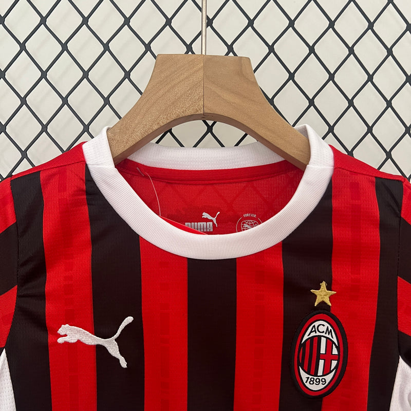 Conjunto Infantil Milan 2024/25 - Home