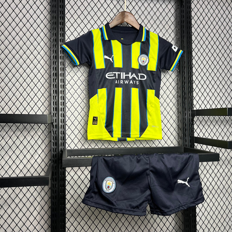 Conjunto Infantil Manchester City 2024/25 - Away