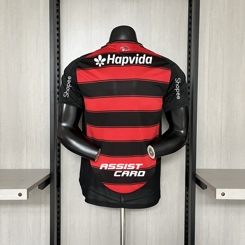 Camisa Flamengo 2025-26 Home Versão Jogador Todos Patrocinadores