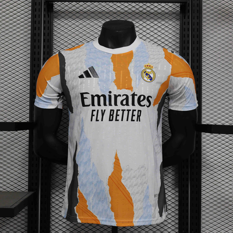 Camisa Real Madrid CF 2024-25 Pre-Match Versão Jogador
