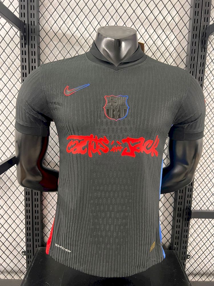 Camisa FC Barcelona 2025-26 Edição Travis Scott Versão Jogador