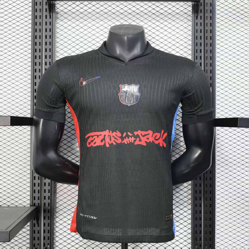 Camisa FC Barcelona 2025-26 Edição Travis Scott Versão Jogador