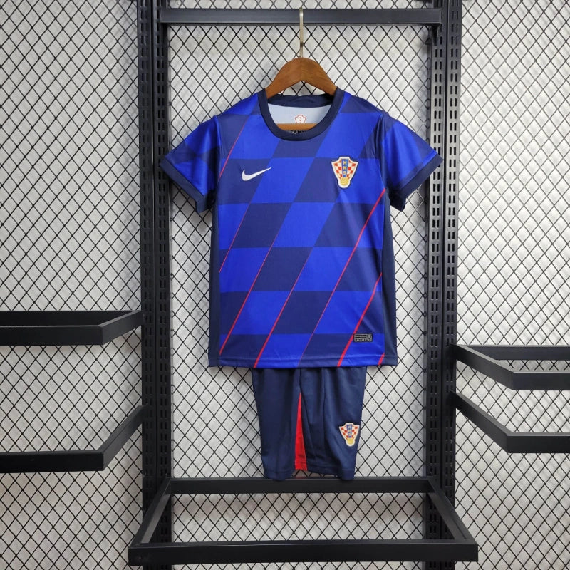 Conjunto Infantil Seleção Croácia 2024/25 - Away