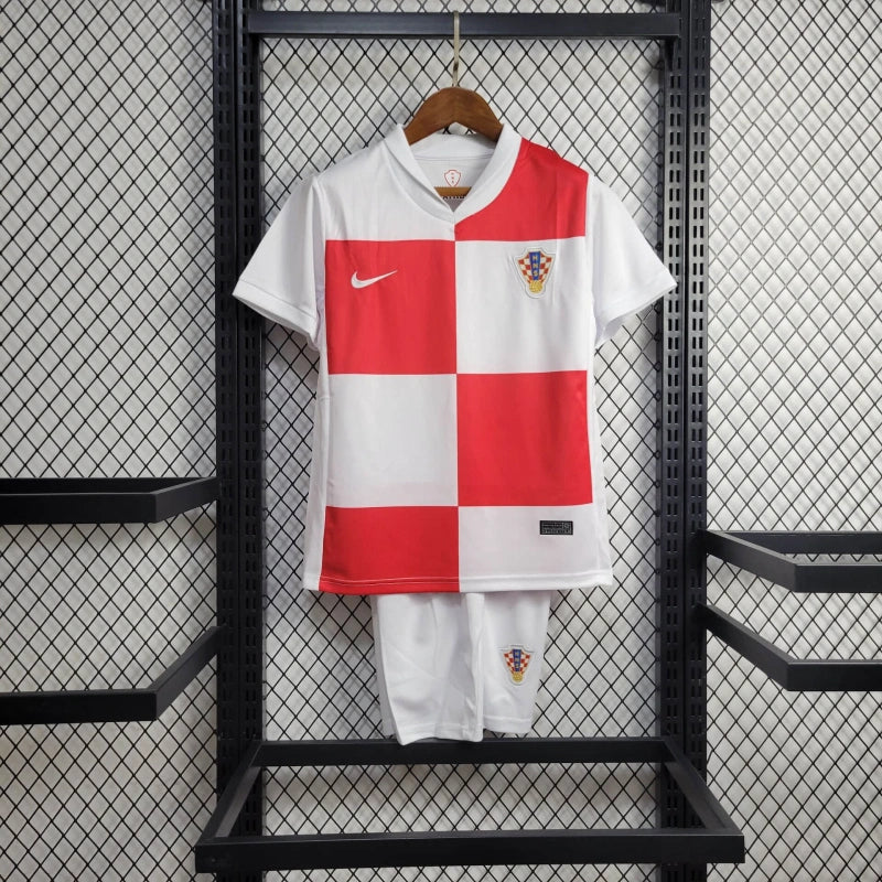 Conjunto Infantil Seleção Croácia 2024/25 - Home