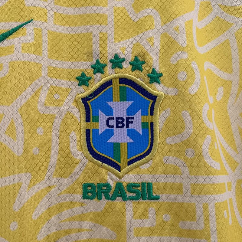 Conjunto Infantil Seleção Brasil 2024/25 - Home