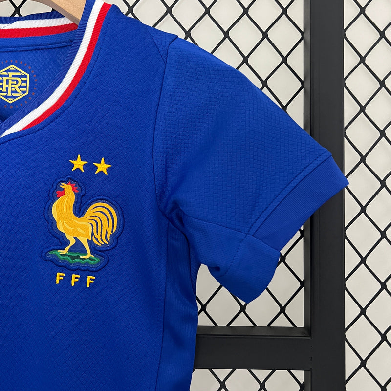 Conjunto Infantil Seleção França 2024/25 - Home