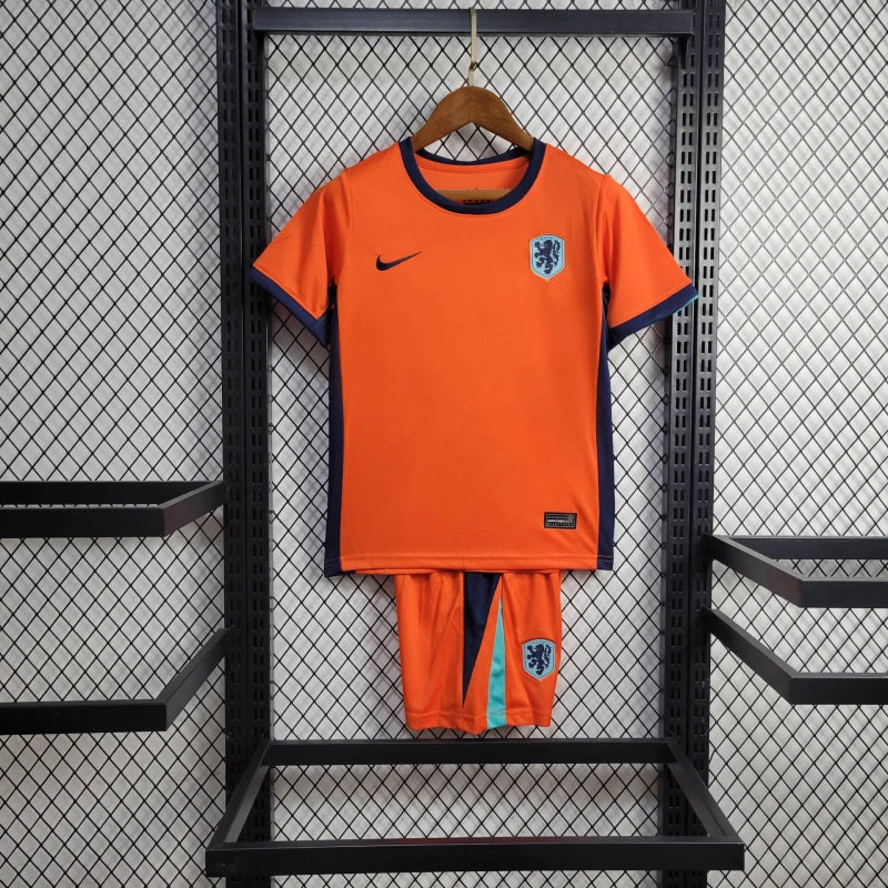 Conjunto Infantil Seleção Holanda 2024/25 - Home