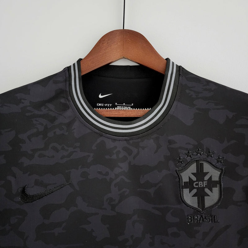 Camisa Seleção Brasil 2022/22 Edição Limitada All Black - ResPeita Sports