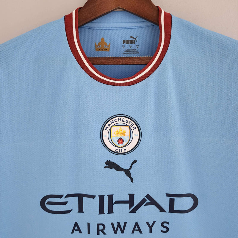 Camisa Manchester City 2022/23 Home - ResPeita Sports 