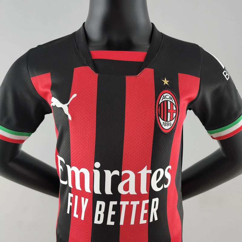 Conjunto Infantil Milan 2022/23 - Home