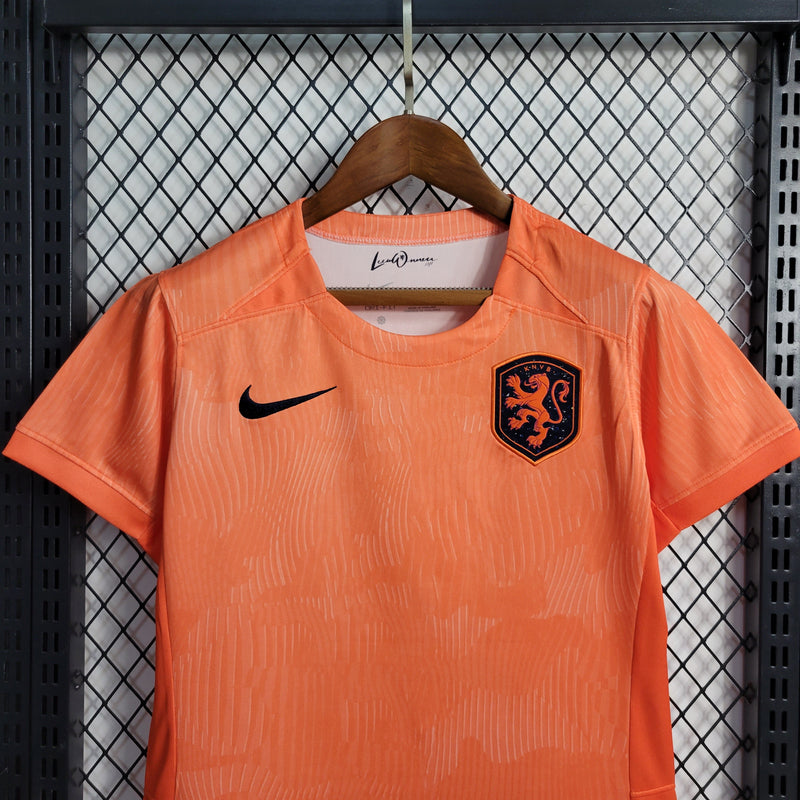 Camisa Feminina Seleção Holanda 2023/24 Home