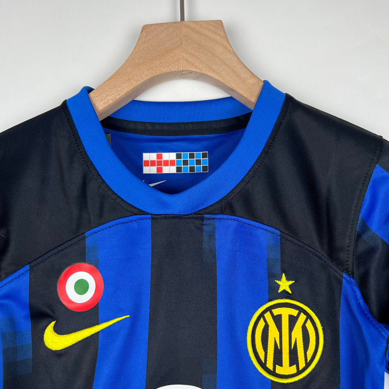 Conjunto Infantil Inter de Milão 2023/24 - Home