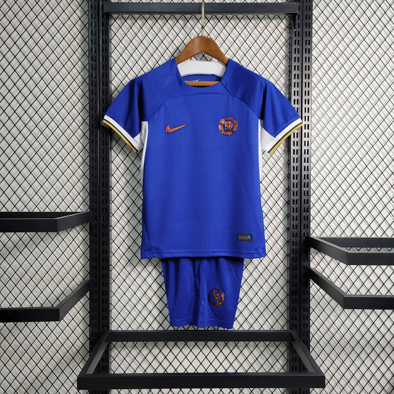 Conjunto Infantil Chelsea 2023/24 - Home