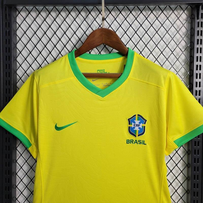 Camisa Feminina Seleção Brasil 2023/24 Home "Mãe Natureza"