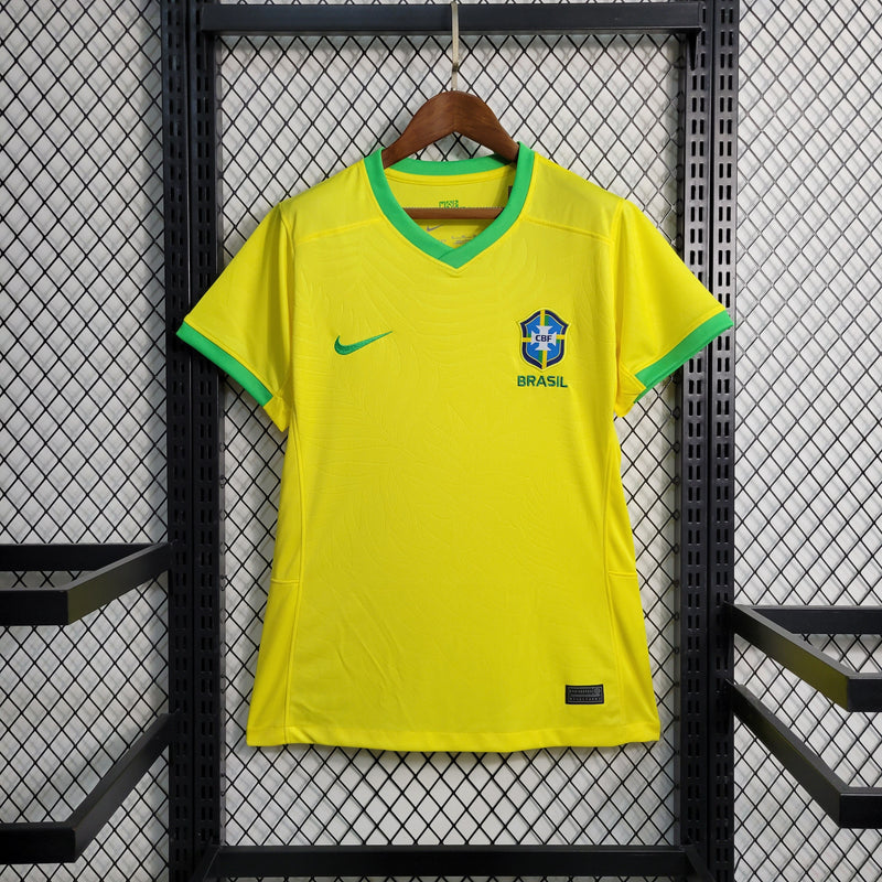 Camisa Feminina Seleção Brasil 2023/24 Home "Mãe Natureza"