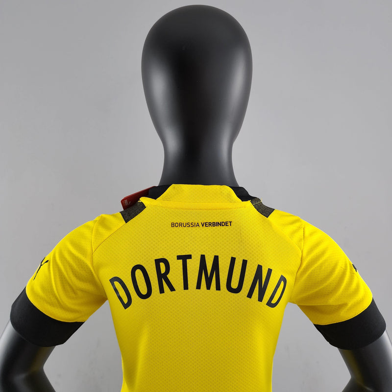 Conjunto Infantil Borussia Dortmund 2022/23 - Home - ResPeita Sports 