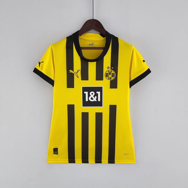 Camisa Feminina Borussia Dortmund 2022/23 Home