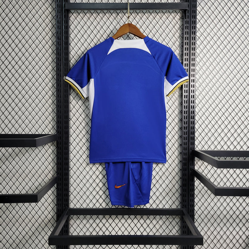 Conjunto Infantil Chelsea 2023/24 - Home