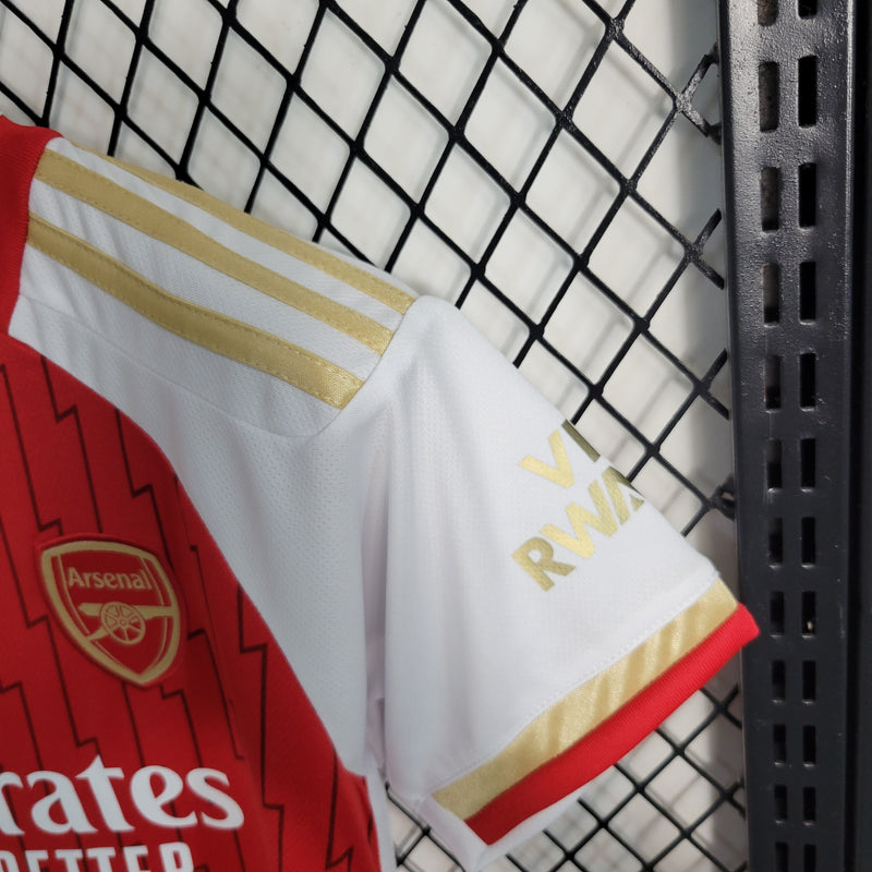 Conjunto Infantil Arsenal 2023/24 - Home