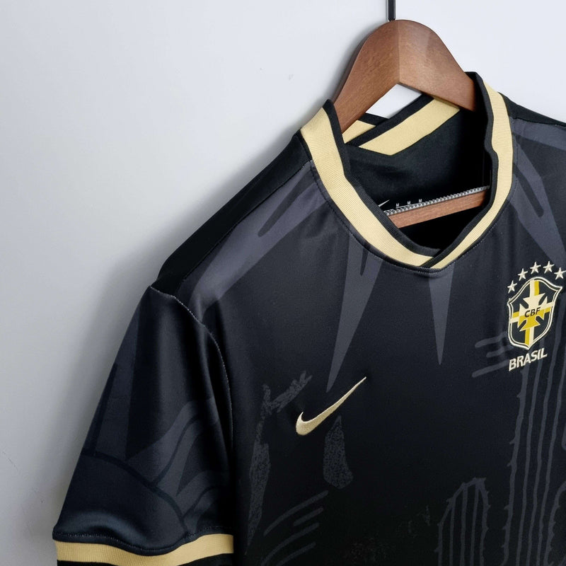 Camisa Seleção Brasil 2022/22 Edição Limitada Preta - ResPeita Sports 